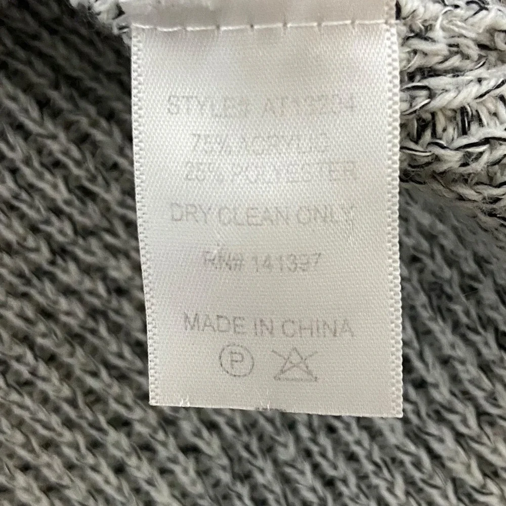 ASTR The Label Grey Knit Wrap Front Long Sleeve Sweater Office Top Women's Small